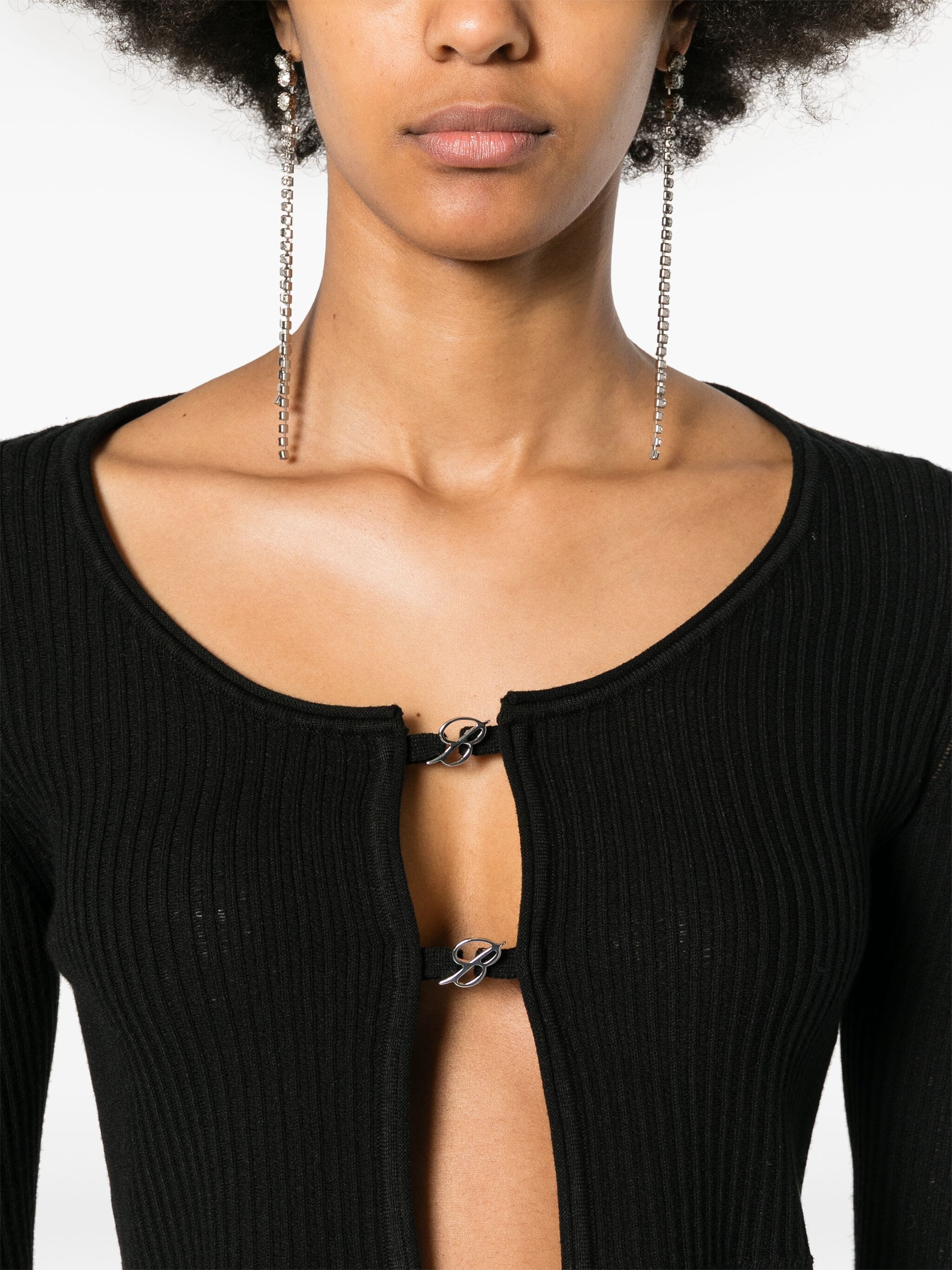 BLUMARINE Women's Mini Cardigan Sweater