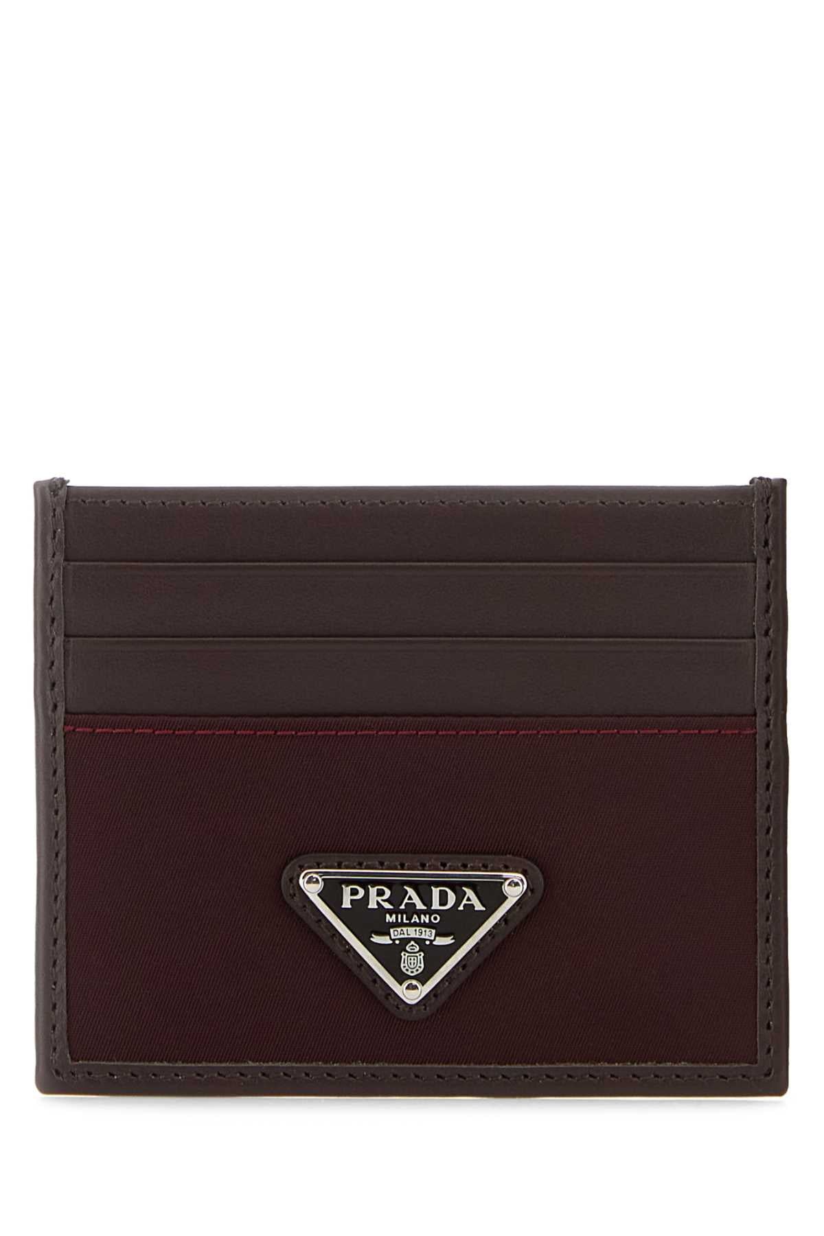 PRADA Mini Leather Card Holder
