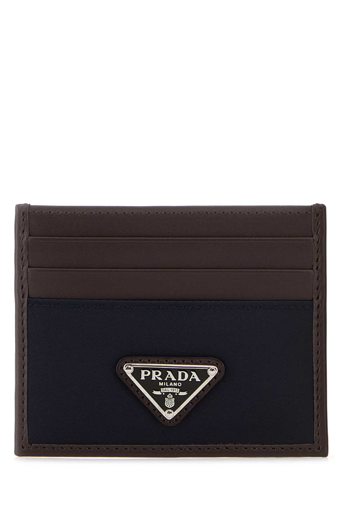 PRADA Mini Leather Card Holder