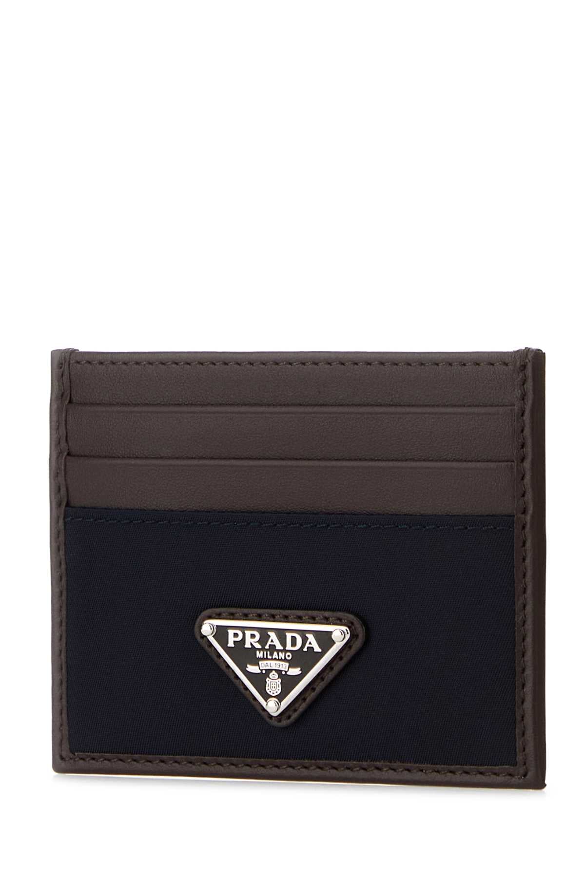 PRADA Mini Leather Card Holder