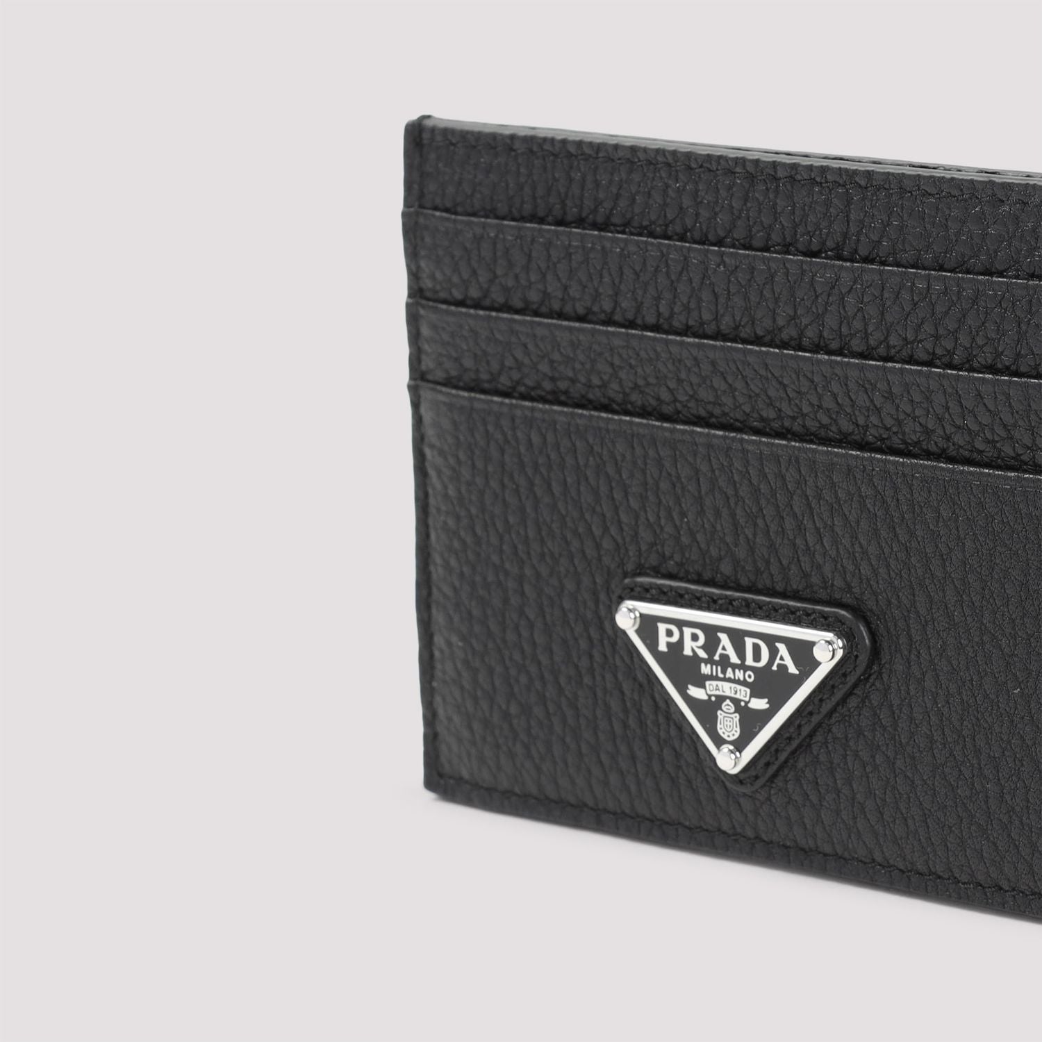 PRADA Mini Leather Card Holder