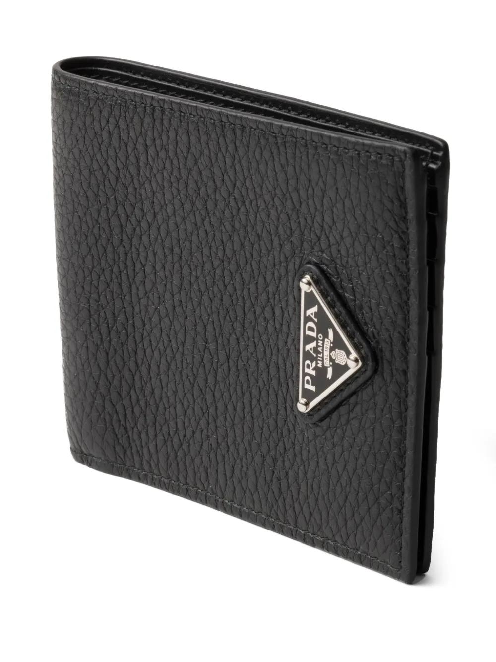 PRADA Horizontal Mini Leather Wallet for Men