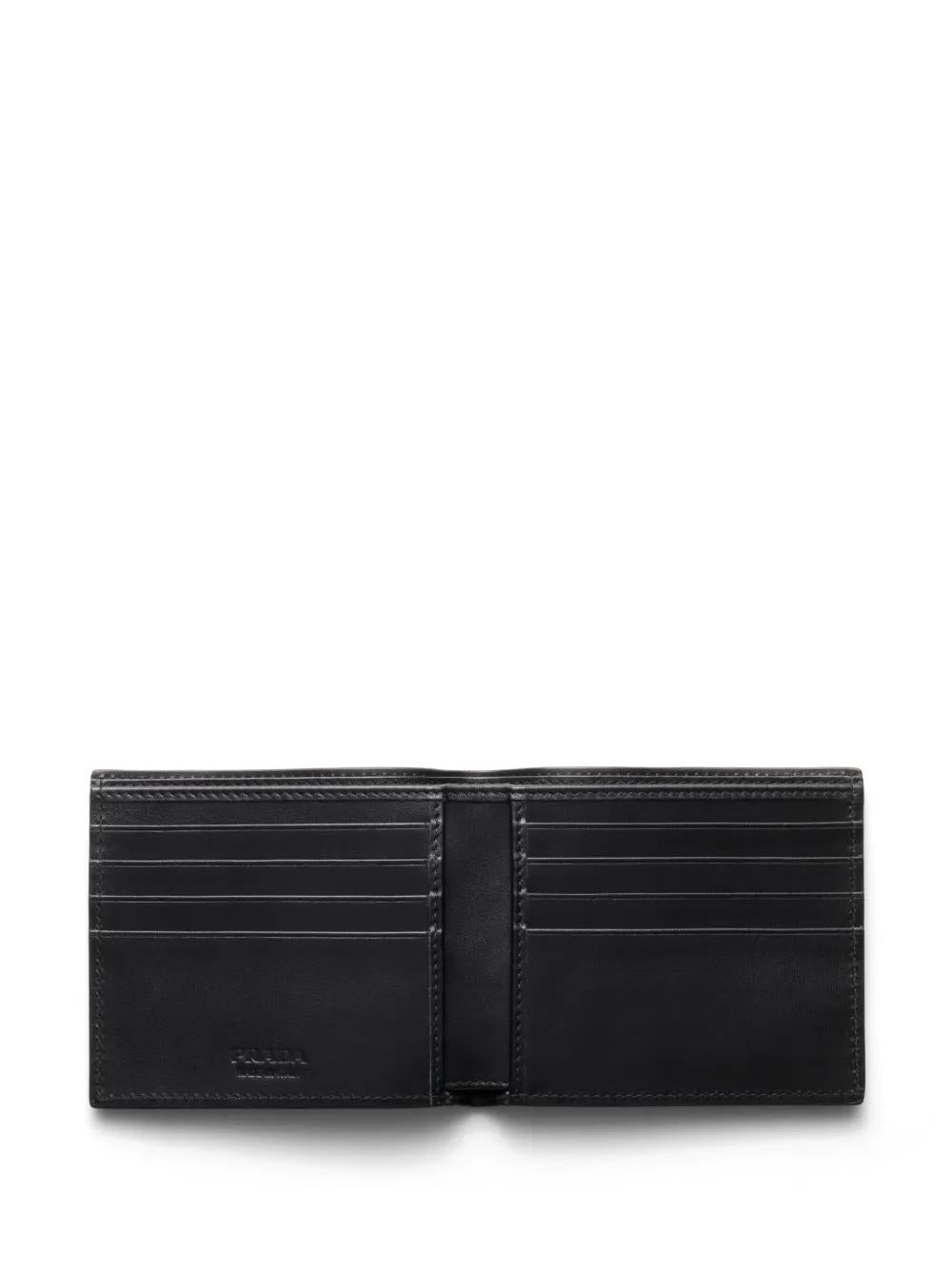 PRADA Mini Leather Wallet with Logo