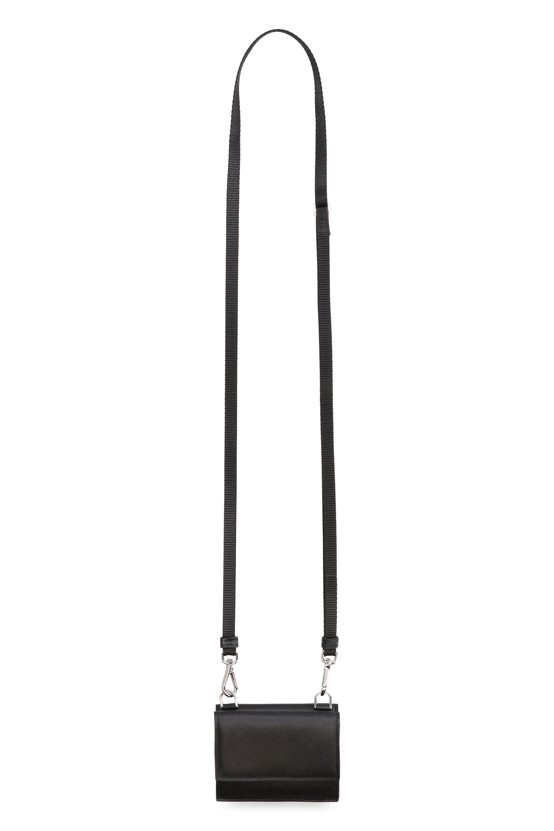 PRADA Mini Leather Cardholder