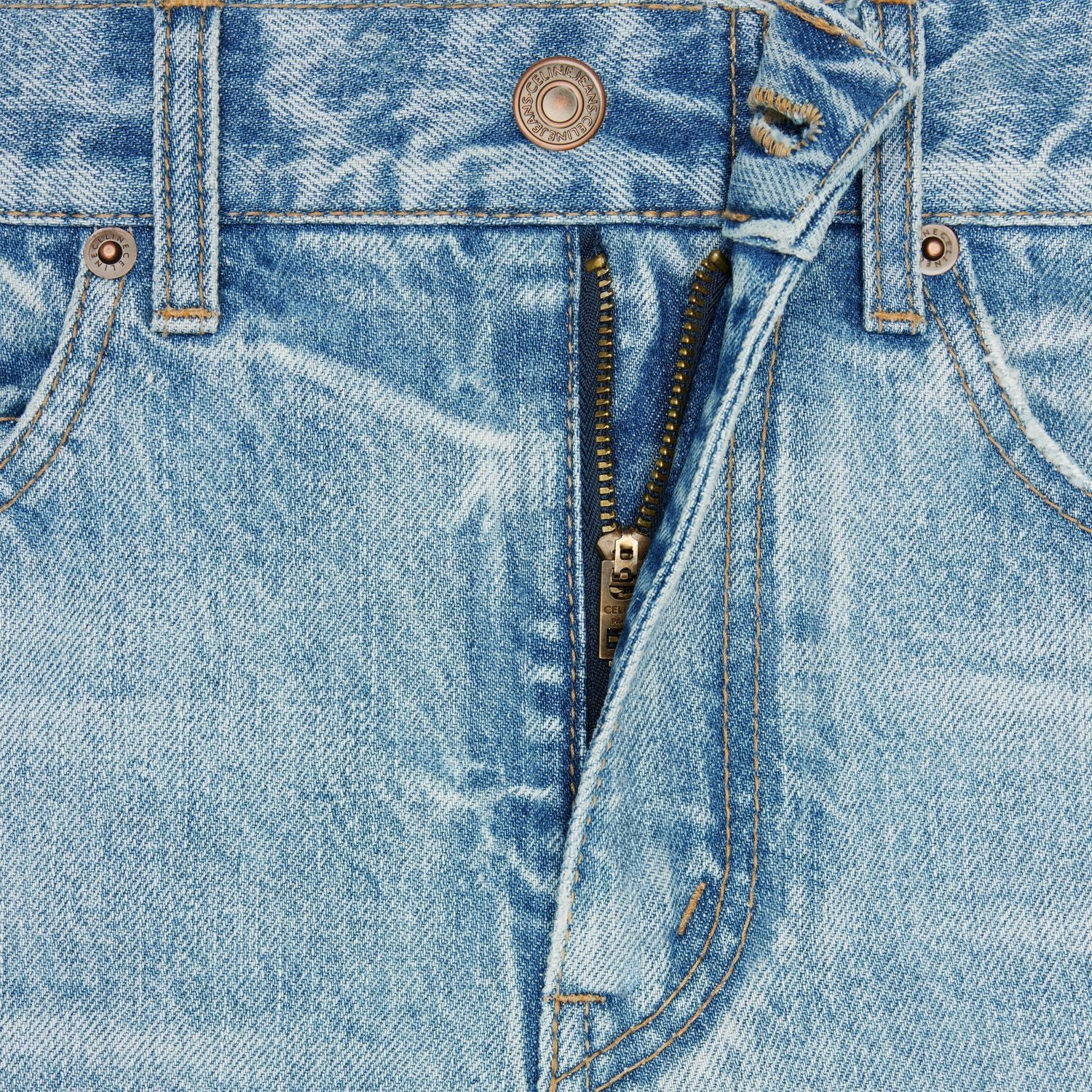 CELINE Eclipse Wash Denim Tess Jeans - Women