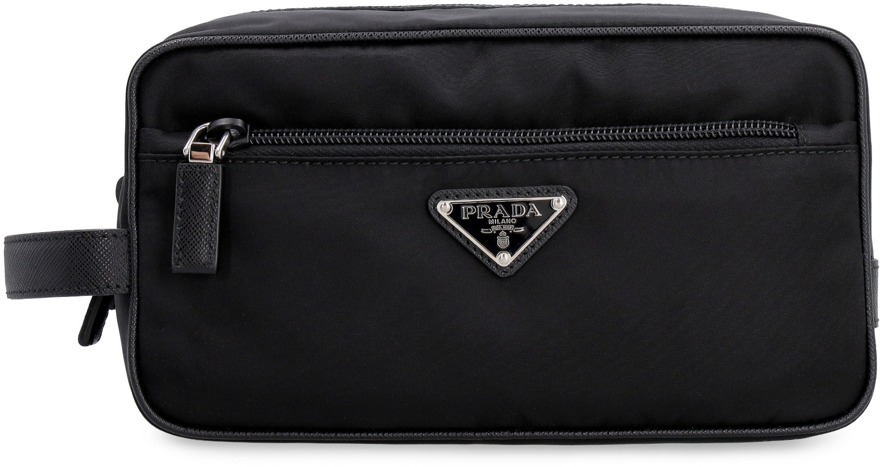 PRADA Re-Nylon and Leather Pouch Handbag