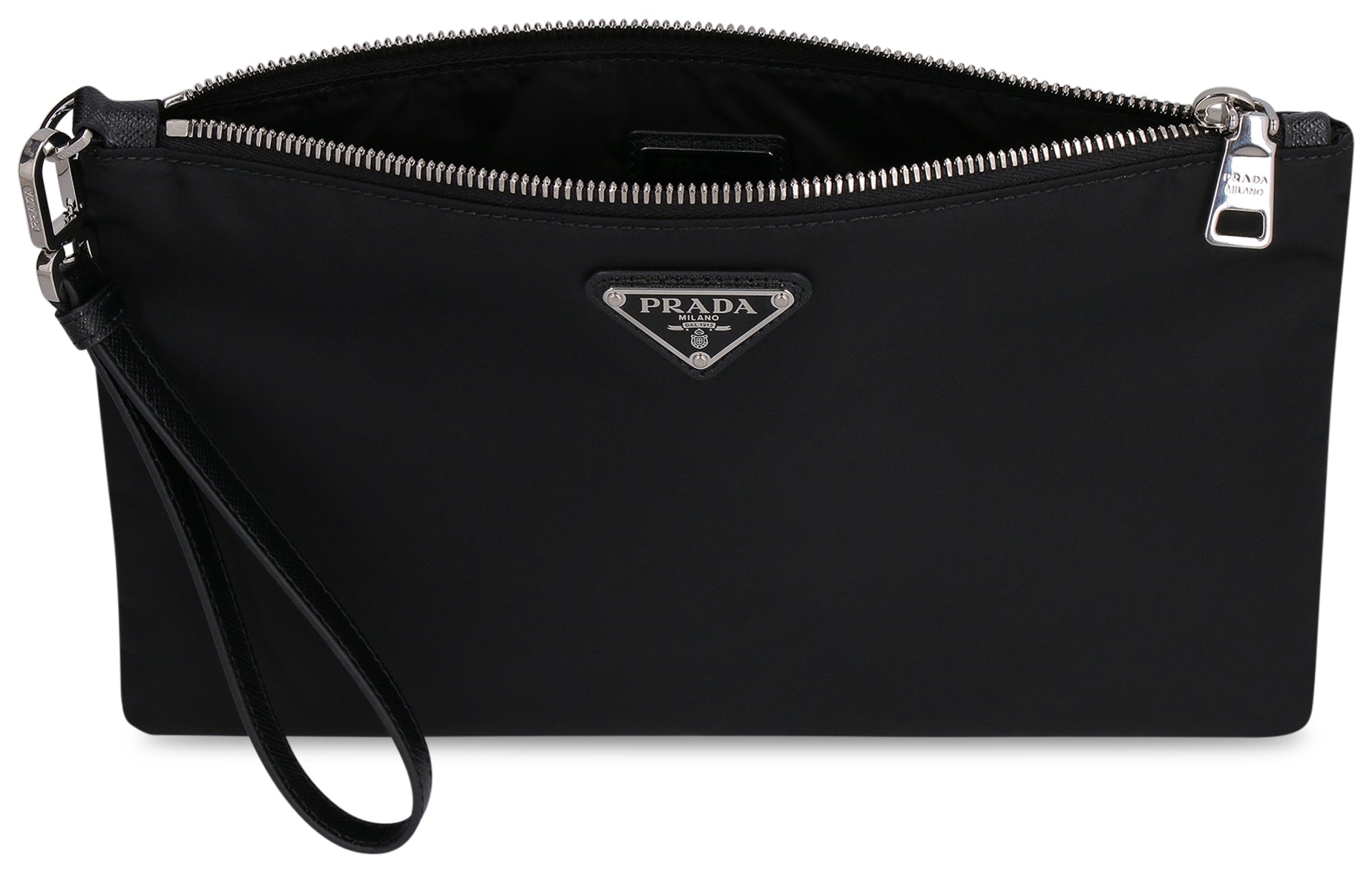 PRADA Re-Nylon and Saffiano Pouch Handbag