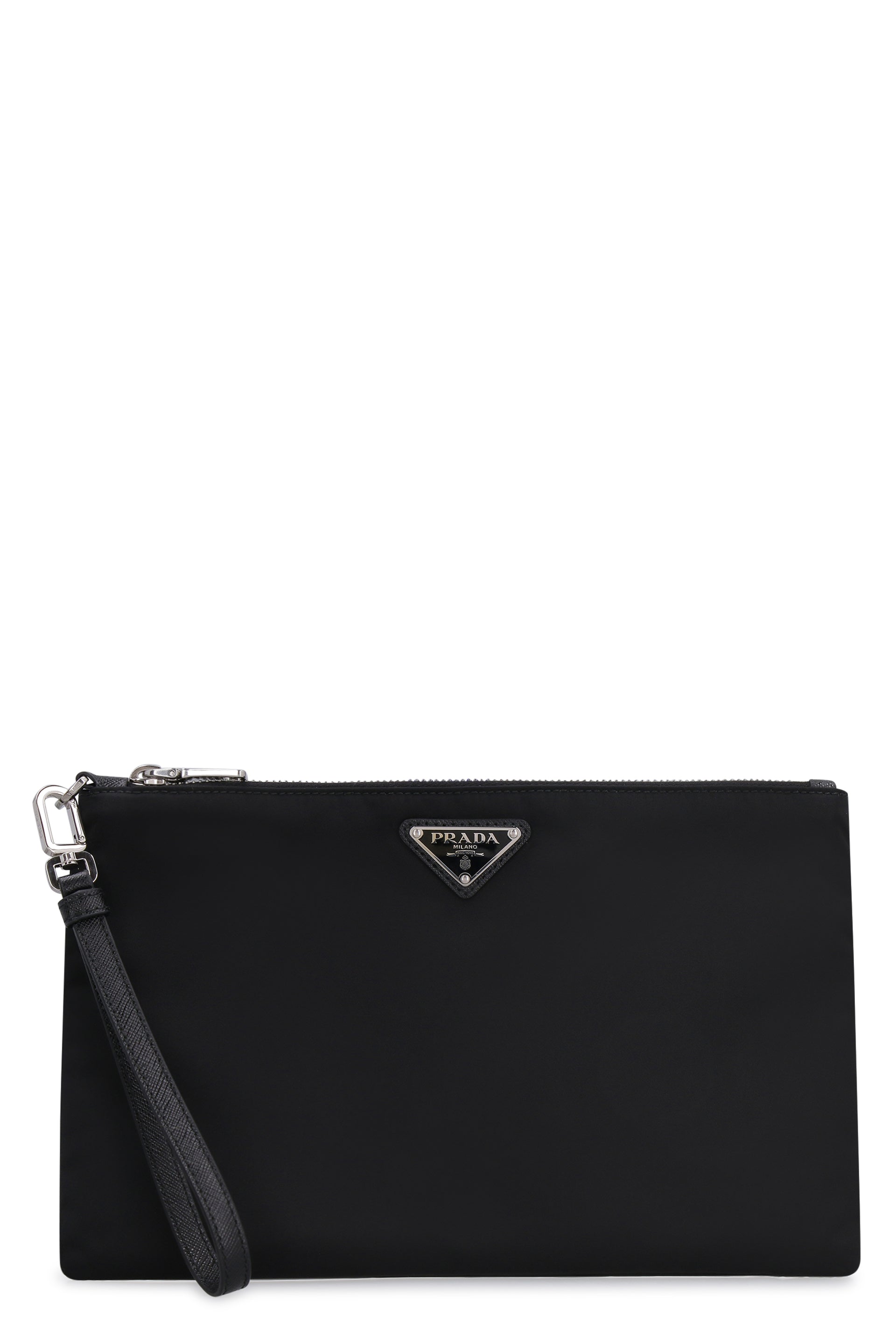 PRADA Re-Nylon and Saffiano Pouch Handbag