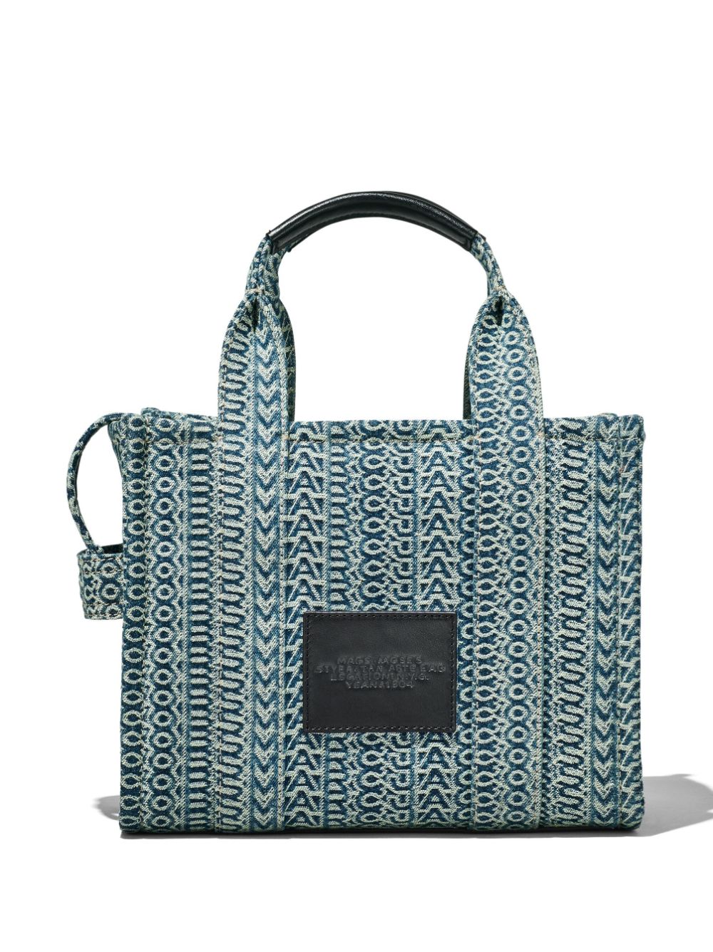 MARC JACOBS Washed Denim Mini Tote Handbag