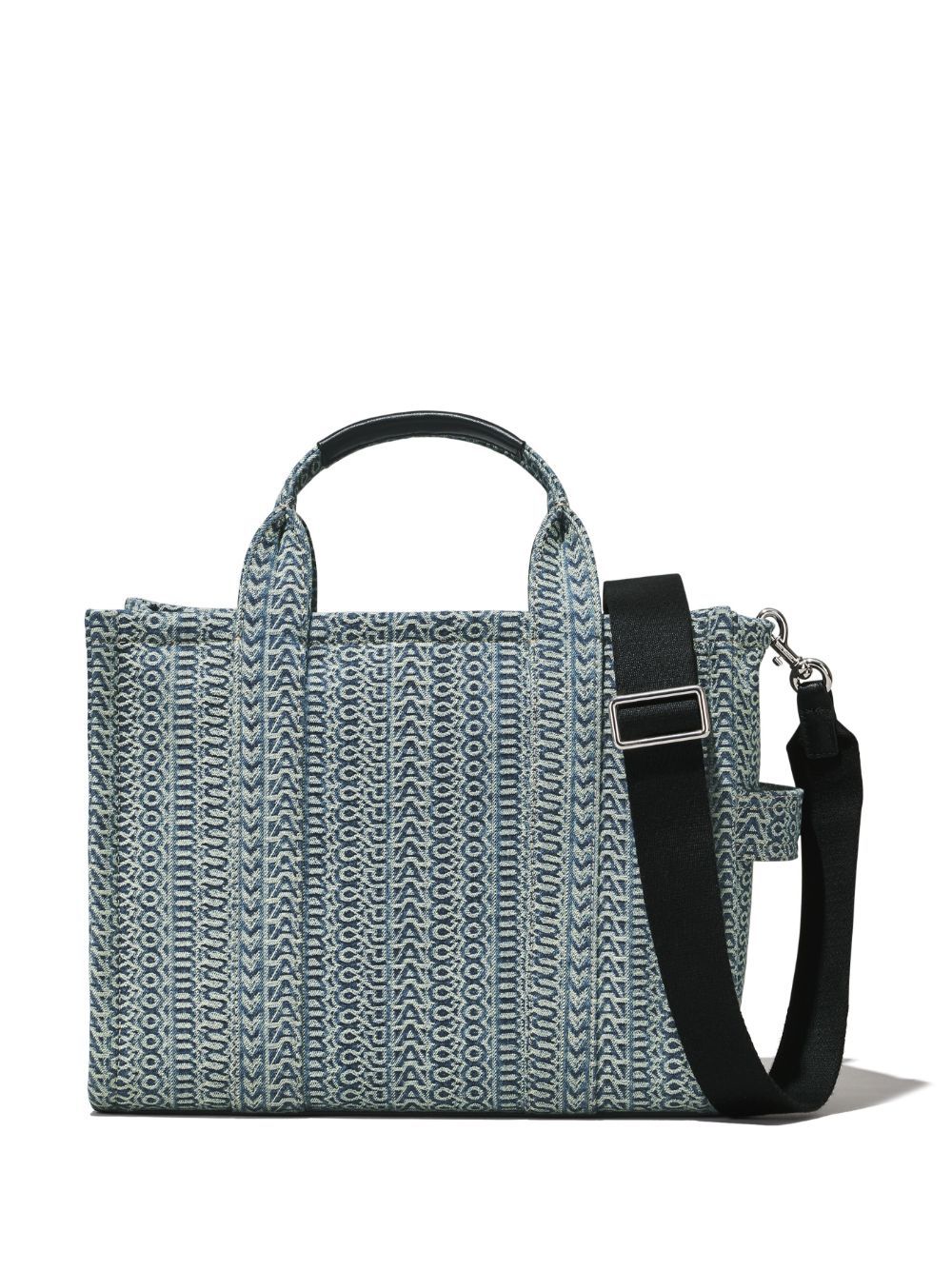 MARC JACOBS The Monogram Washed Denim Medium Tote Handbag