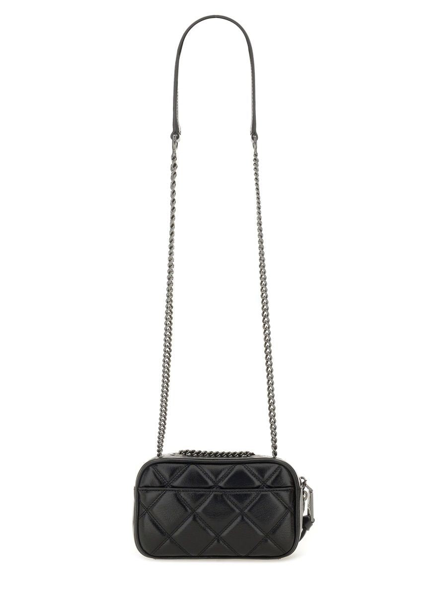 MARC JACOBS Quilted Leather Chain Snapshot Mini Handbag