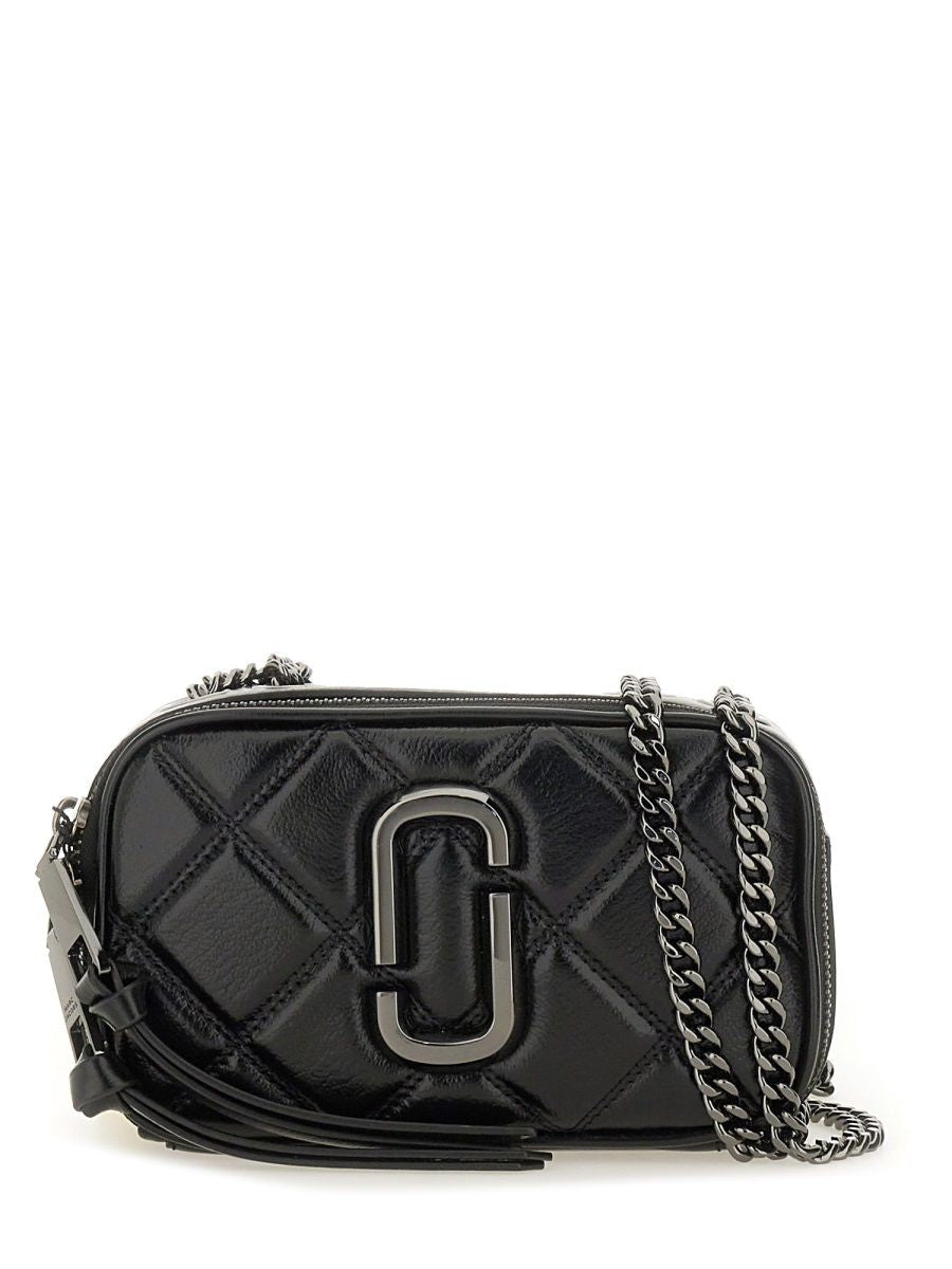 MARC JACOBS Quilted Leather Chain Snapshot Mini Handbag