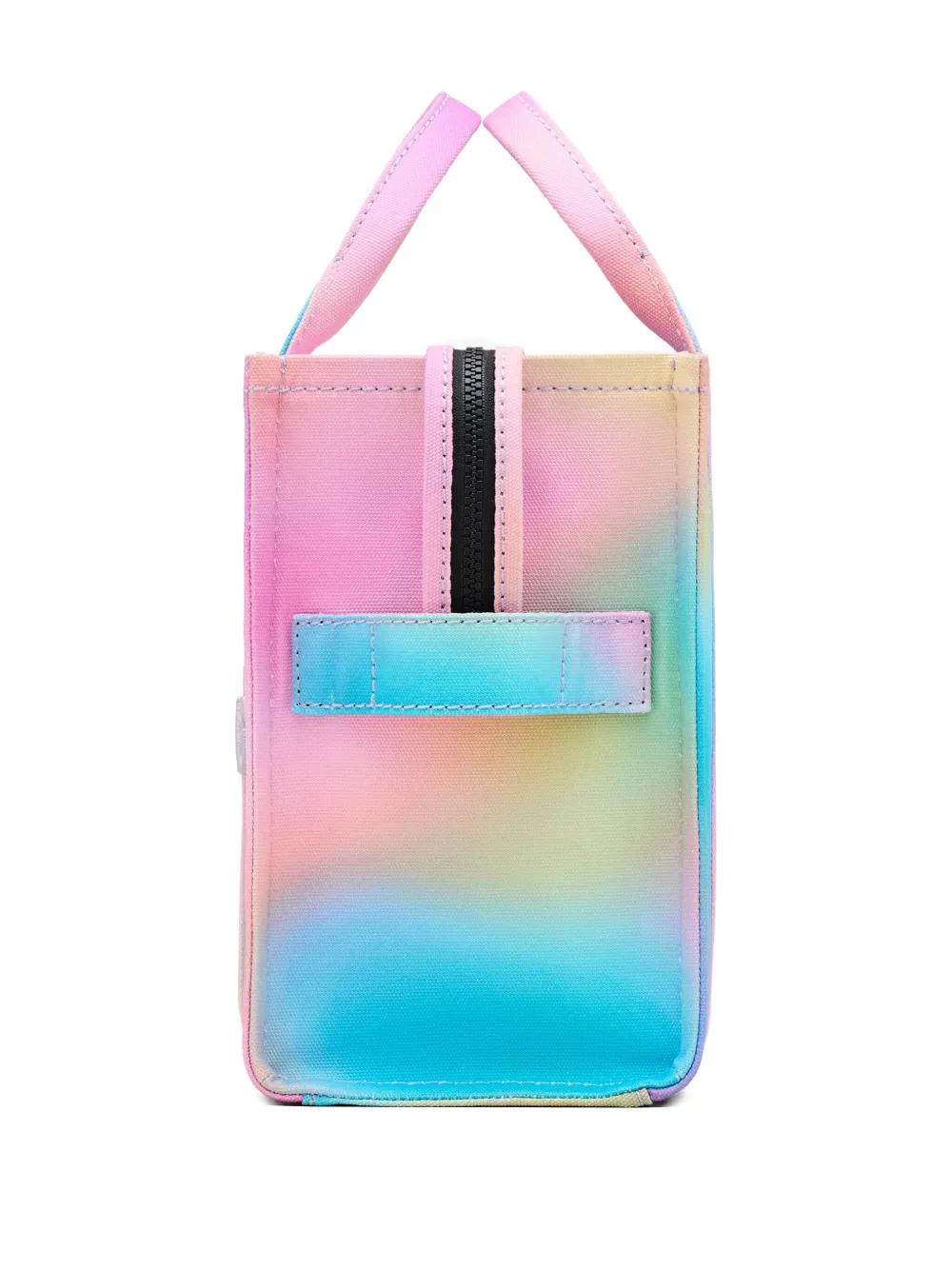 MARC JACOBS Medium Rainbow Canvas Tote Handbag