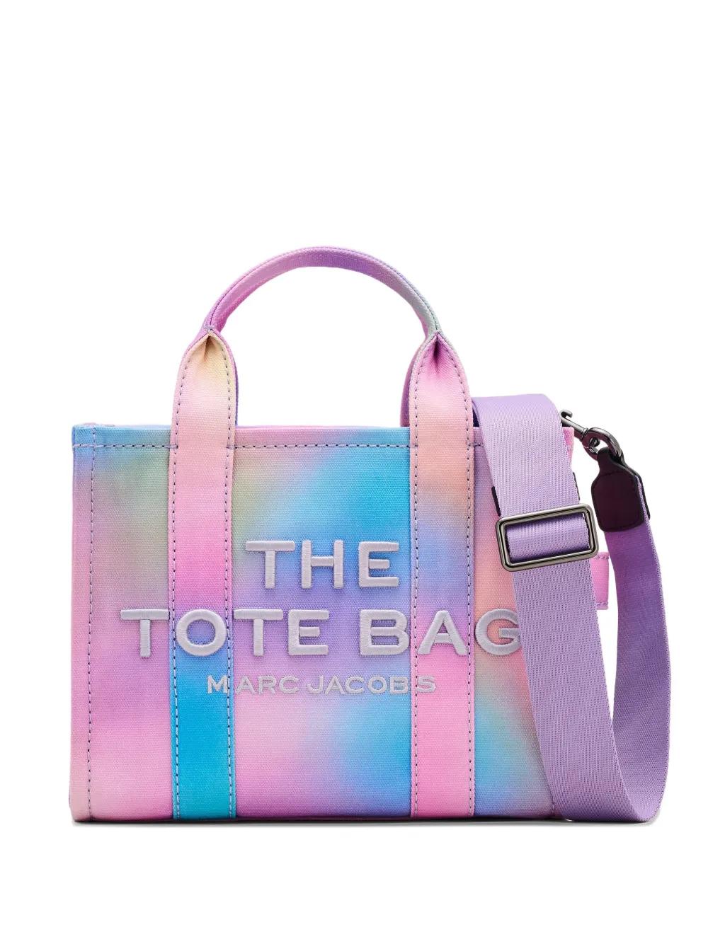 MARC JACOBS Mini Rainbow Canvas Tote Handbag