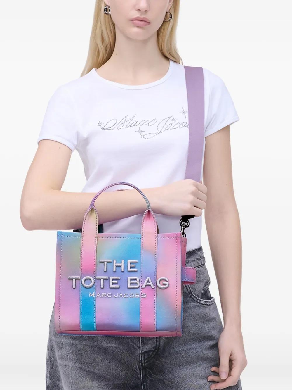 MARC JACOBS Mini Rainbow Canvas Tote Handbag