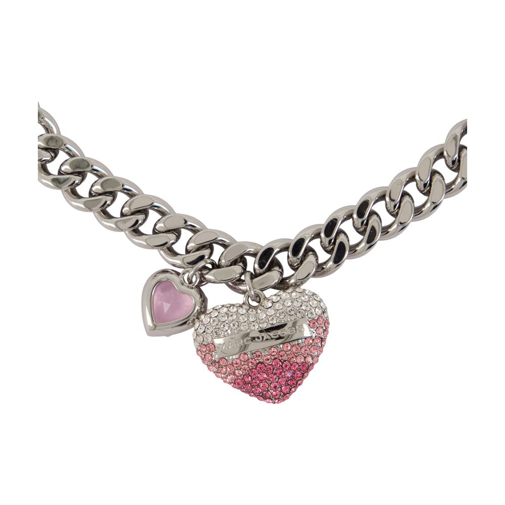 MARC JACOBS Heart Balloon Pave Mini Necklace