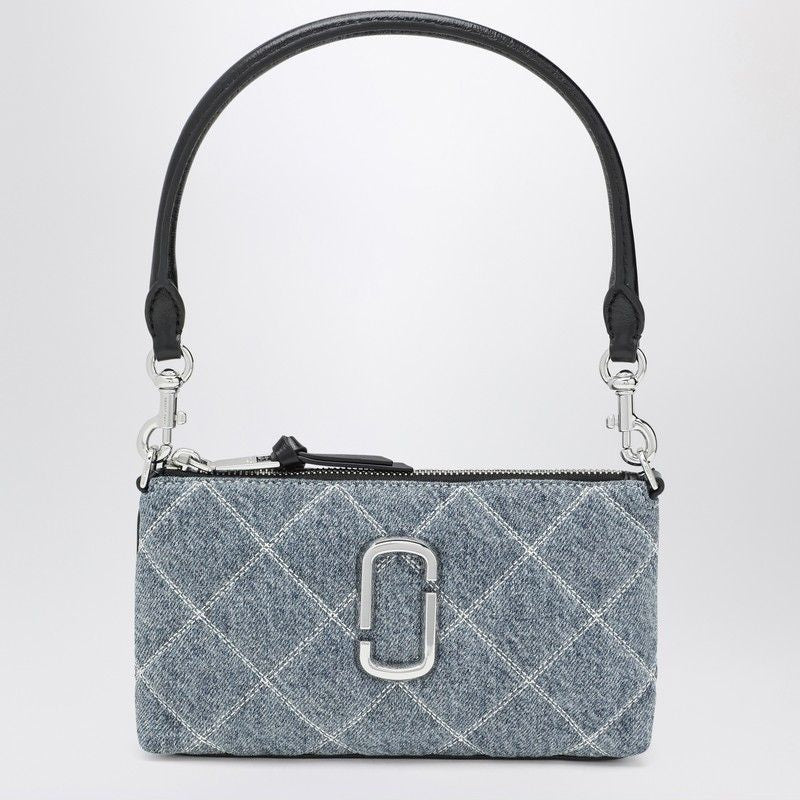 MARC JACOBS Mini Quilted Denim Pouch Handbag