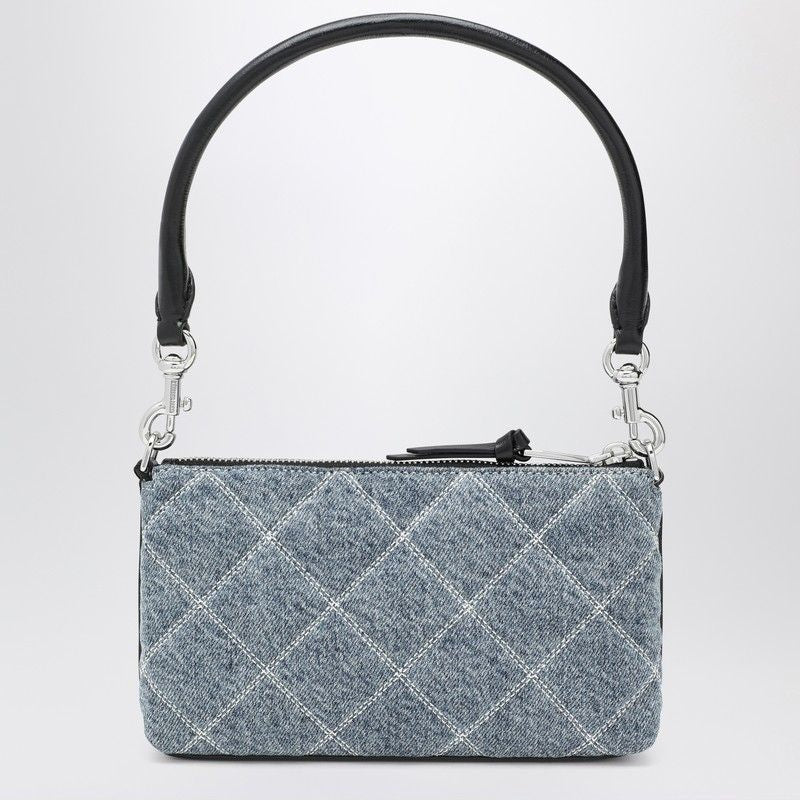 MARC JACOBS Mini Quilted Denim Pouch Handbag