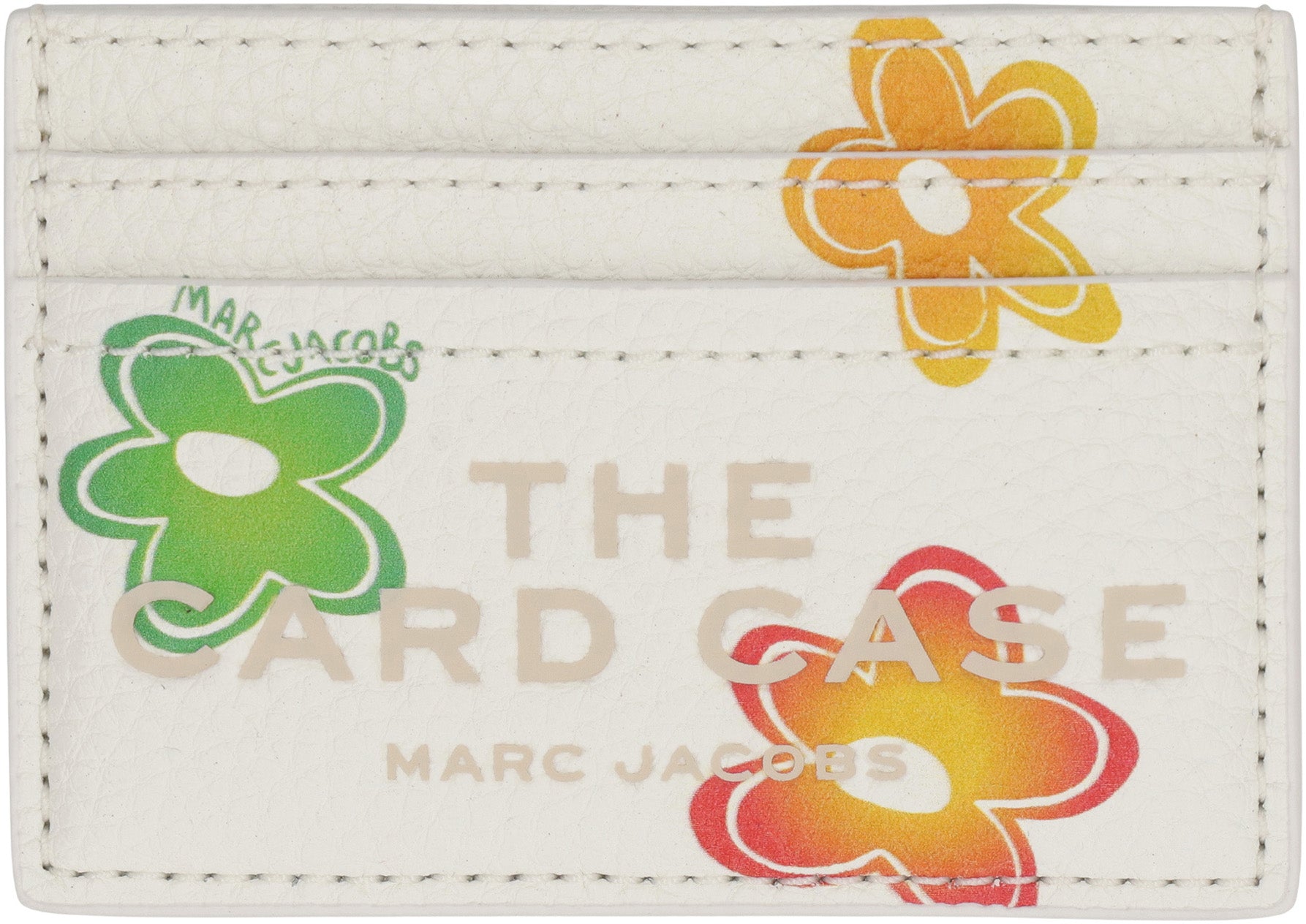 MARC JACOBS Mini Wild Daisy Leather Card Holder