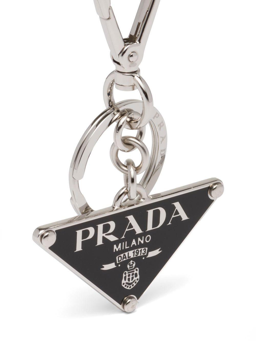 PRADA Metal Key Ring for Men