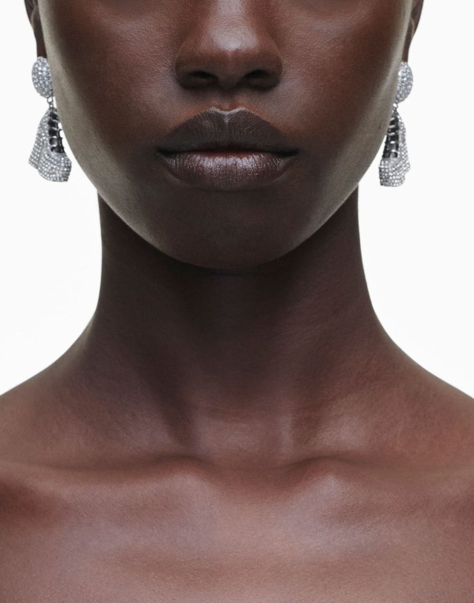 MARC JACOBS Pavé Kiki Boot Earrings