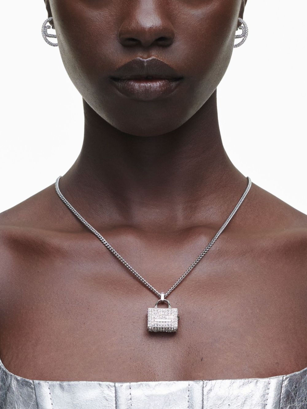 MARC JACOBS Cuban-Link Chain Statement Pendant Necklace