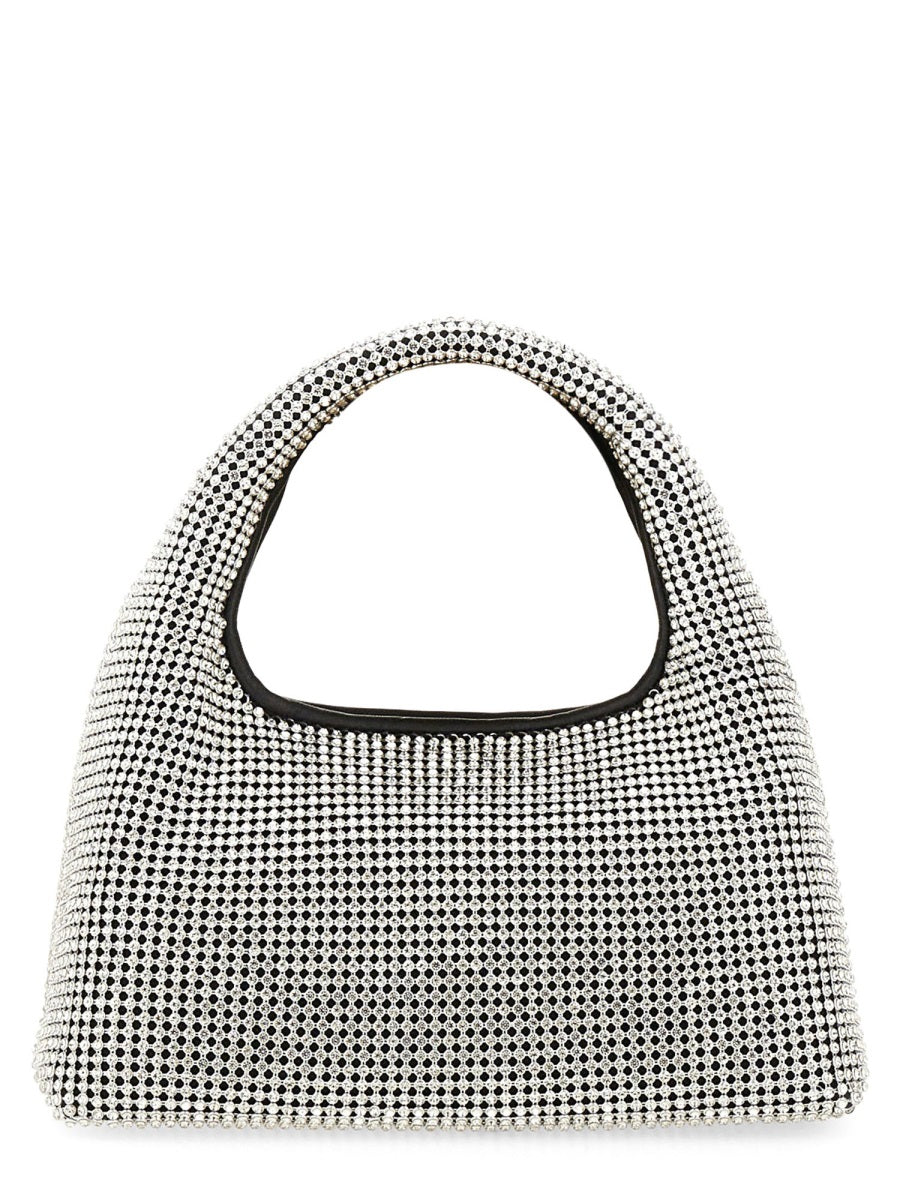 MARC JACOBS Mini Crystal Embellished Hobo Handbag