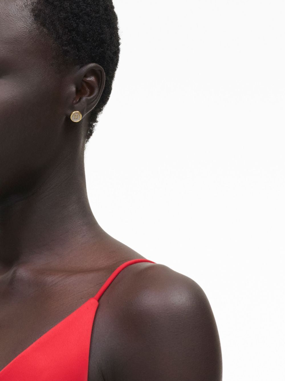 MARC JACOBS Button Stud Earrings