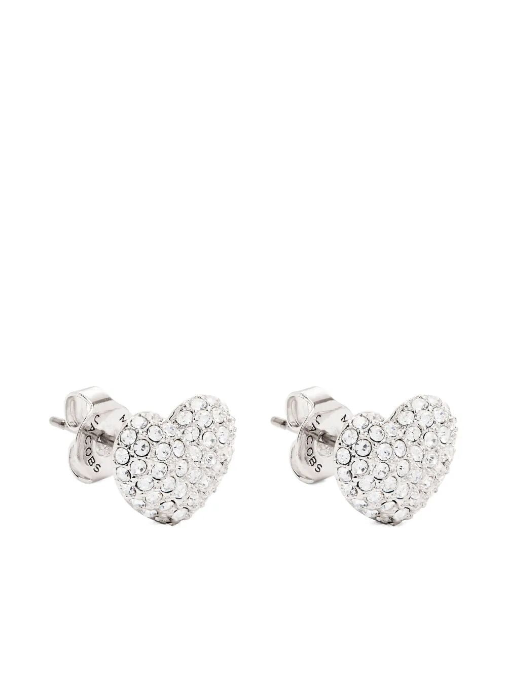 MARC JACOBS Heart Pave Mini Stud Earrings