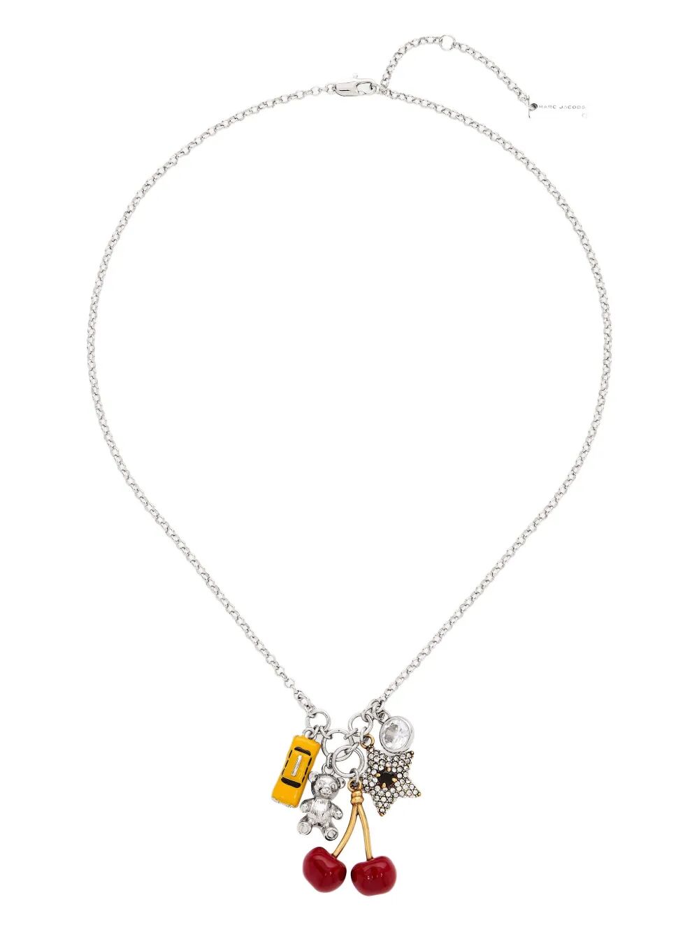 MARC JACOBS Trinket Charm Cluster Necklace - Metallic