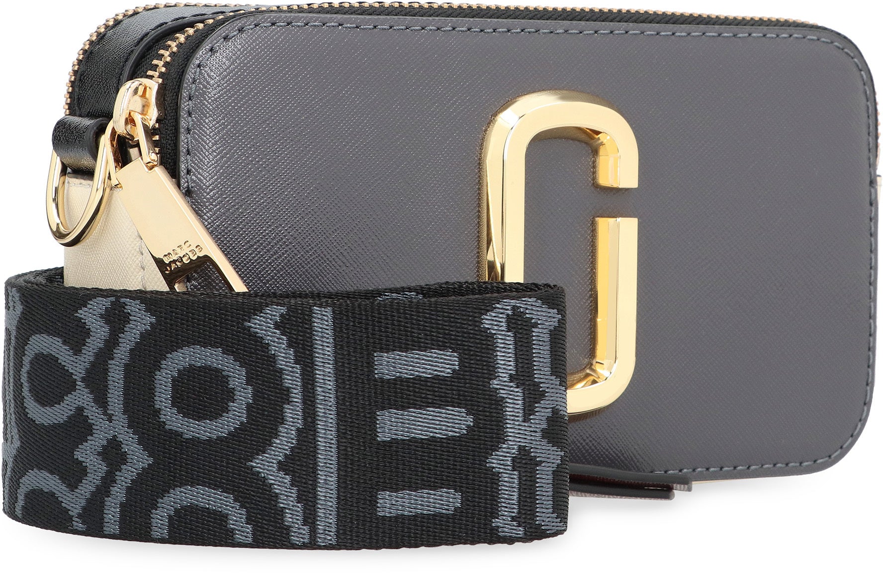 MARC JACOBS Mini Leather Camera Handbag with Adjustable Strap