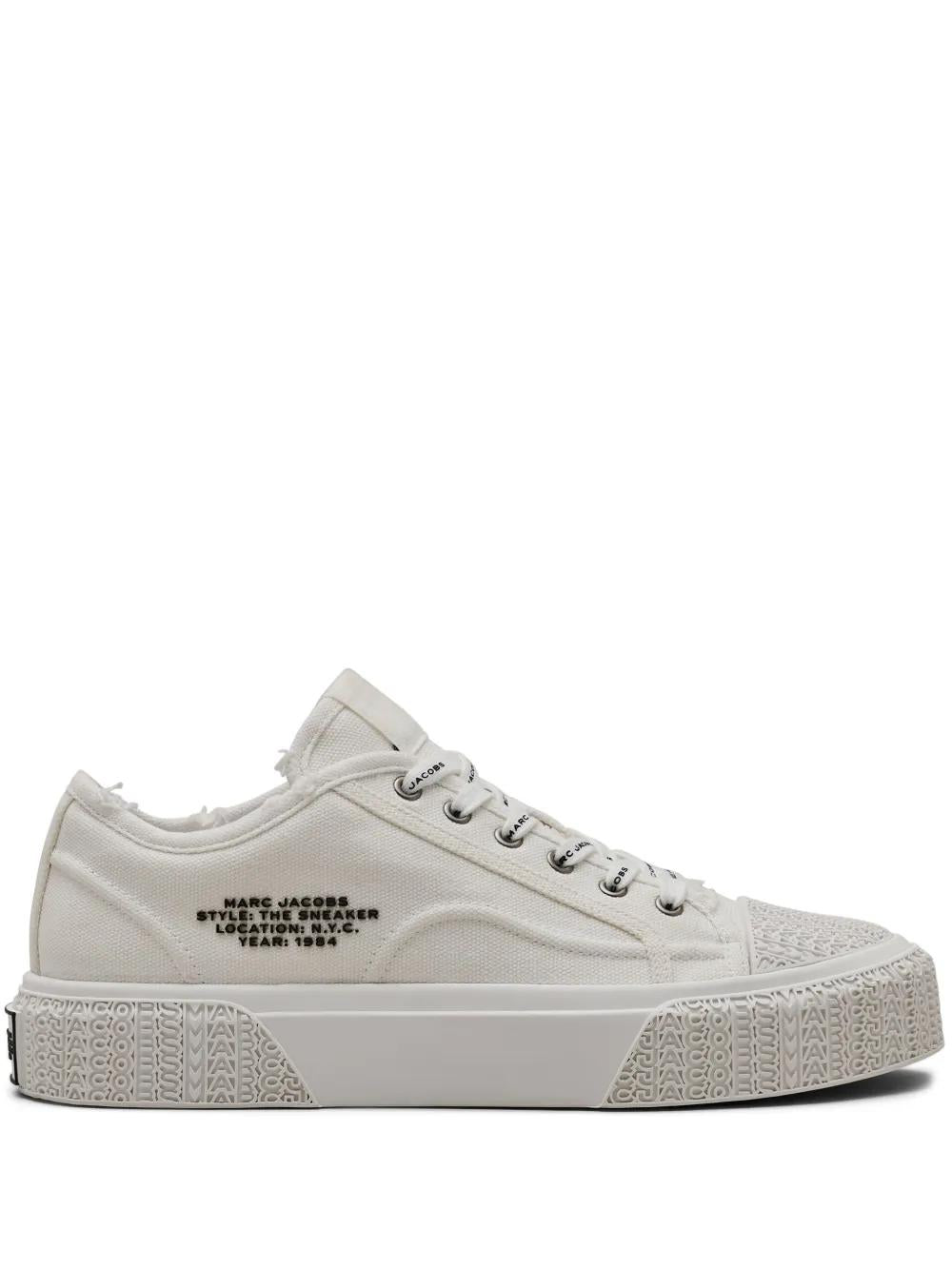 MARC JACOBS Worn-Look Canvas Low-Top Sneakers for Women