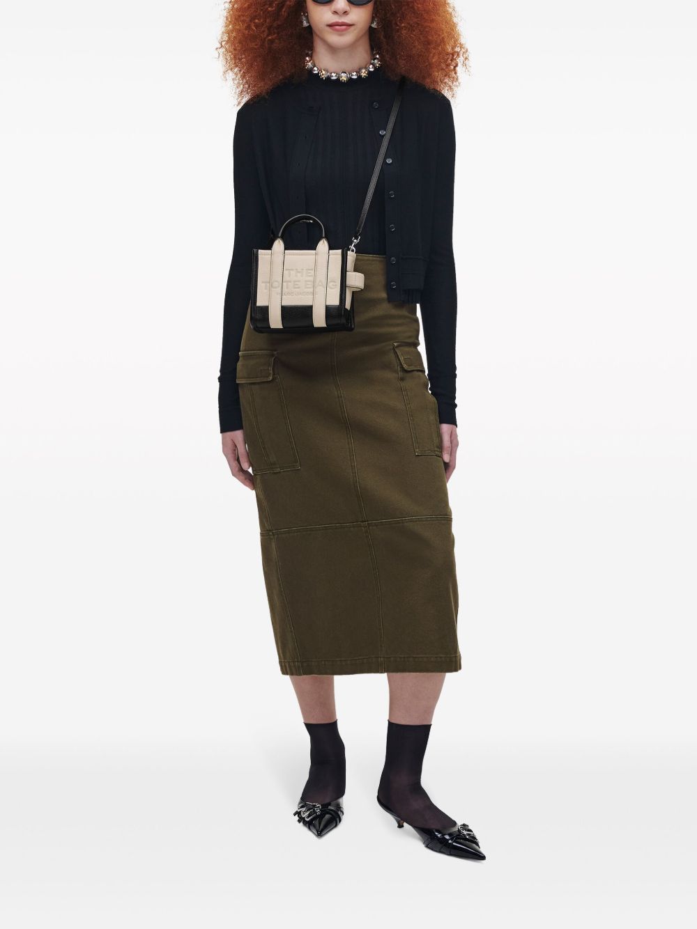 MARC JACOBS Colorblock Crossbody Tote Handbag