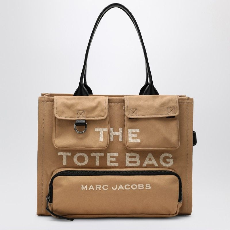 MARC JACOBS Large Cargo Canvas Tote Handbag
