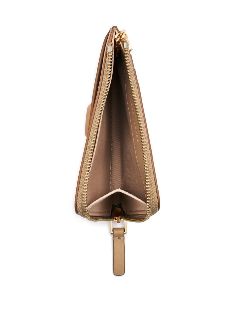 MARC JACOBS Mini Leather Card Holder with Top Zip