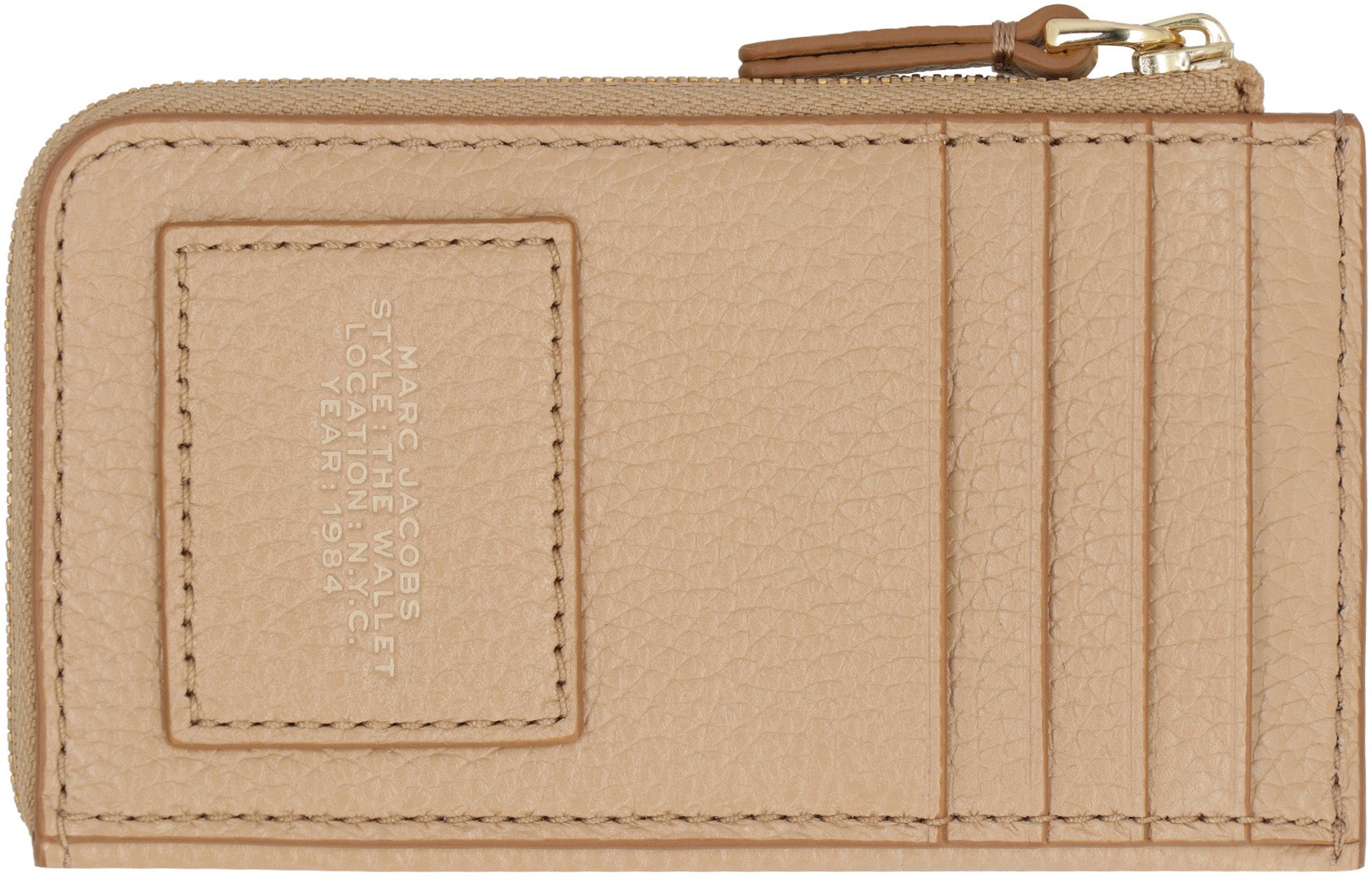 MARC JACOBS Mini Leather Top Zip Wallet