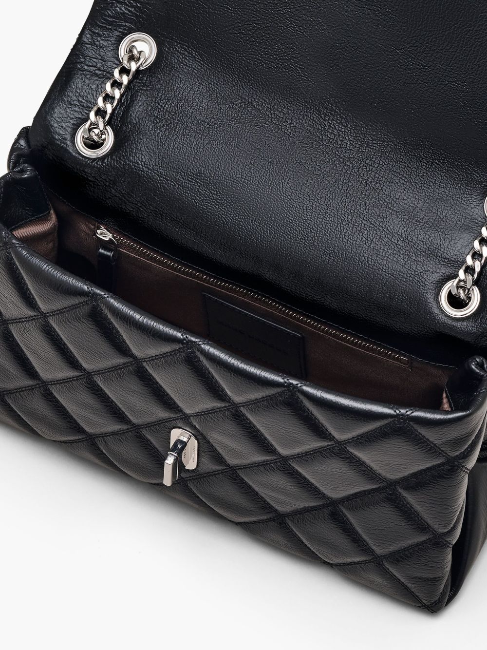 MARC JACOBS The Dual Chain Leather Shoulder Handbag