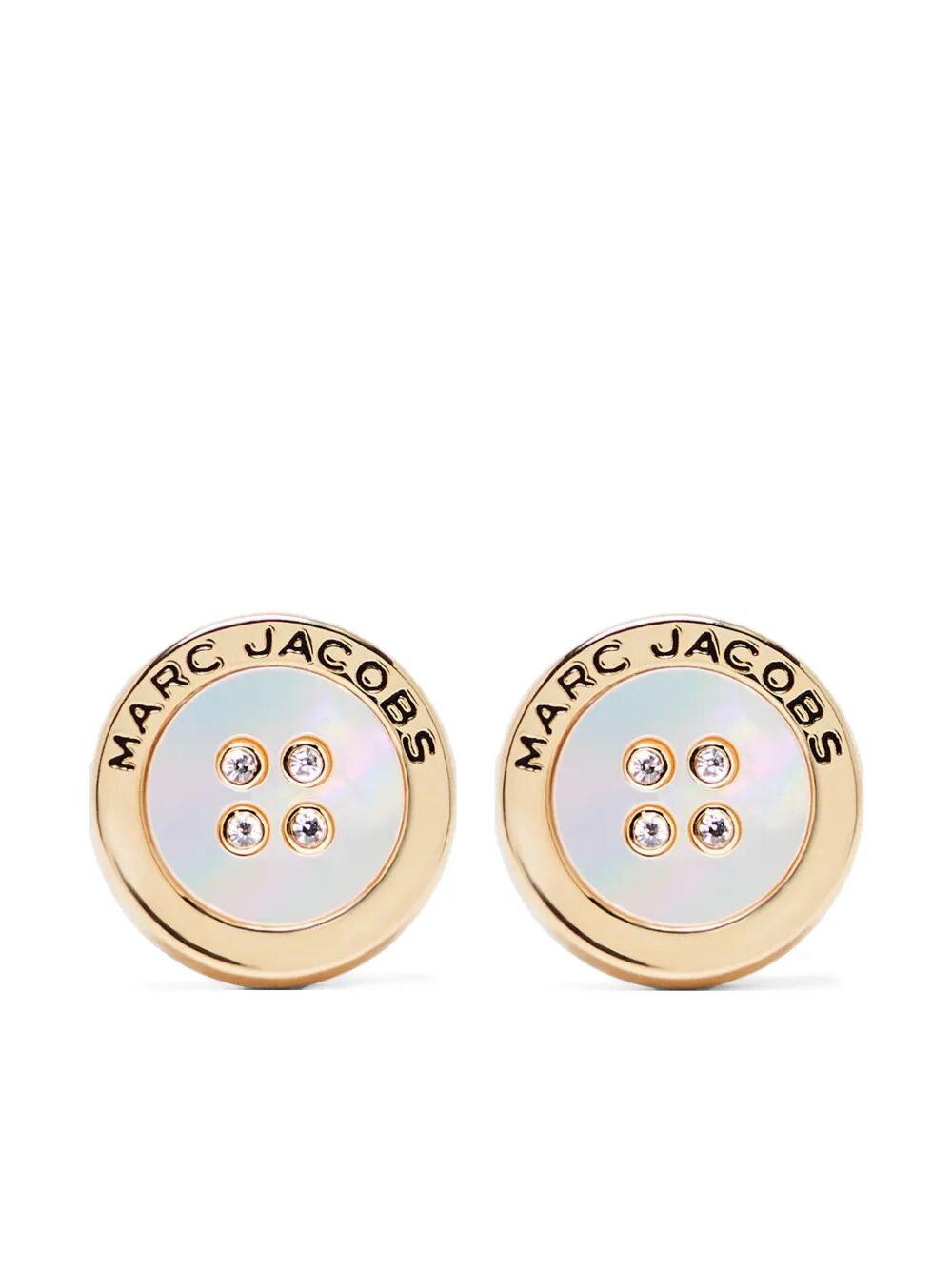 MARC JACOBS Mini Mother of Pearl Stud Earrings