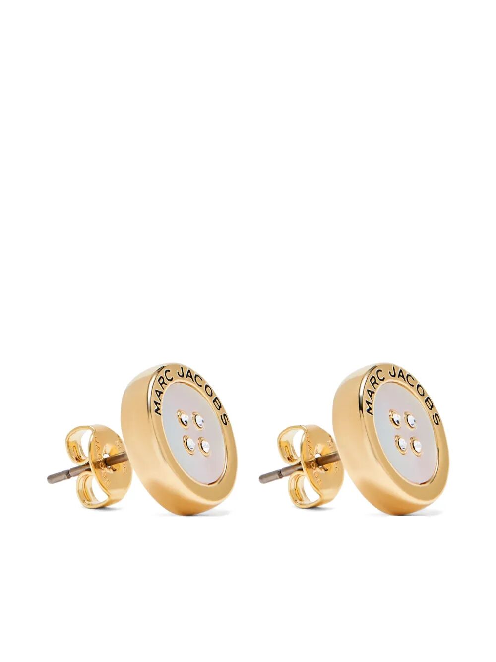 MARC JACOBS Mini Mother of Pearl Stud Earrings