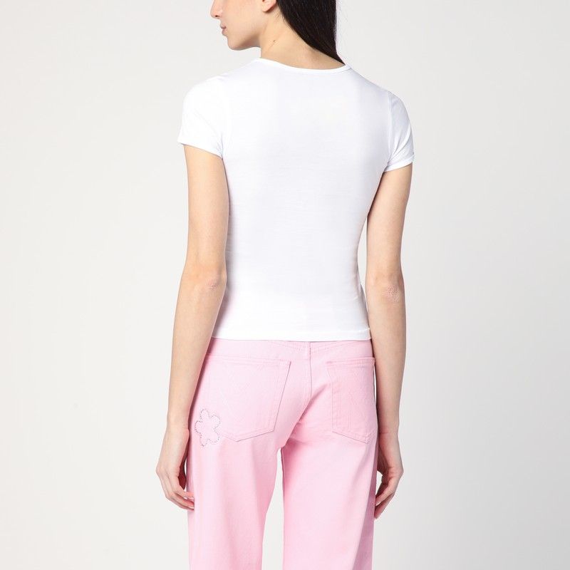 MARC JACOBS Embellished Logo T-Shirt with Micro Crystals - SS25