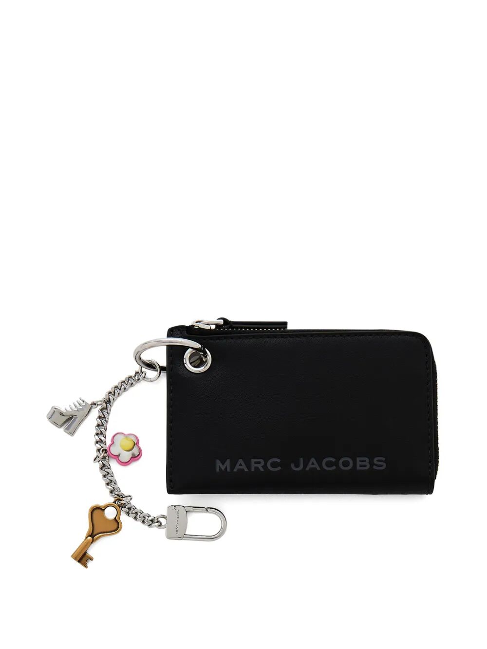 MARC JACOBS Zippered Mini Wallet with Pendant
