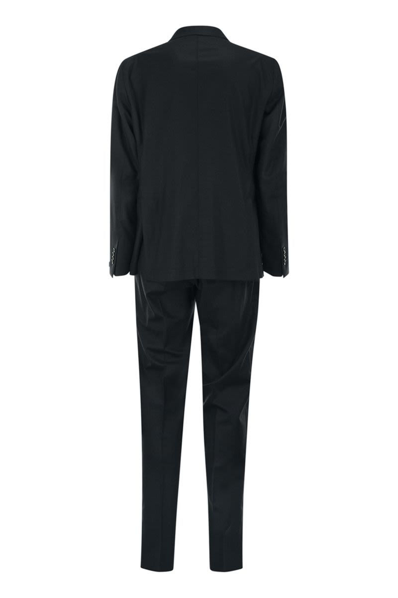 TAGLIATORE Double-Breasted Wool and Cashmere Suit for Men