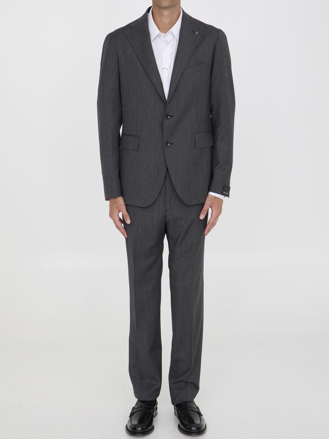 TAGLIATORE Elegant Two-Piece Suit in Virgin Wool