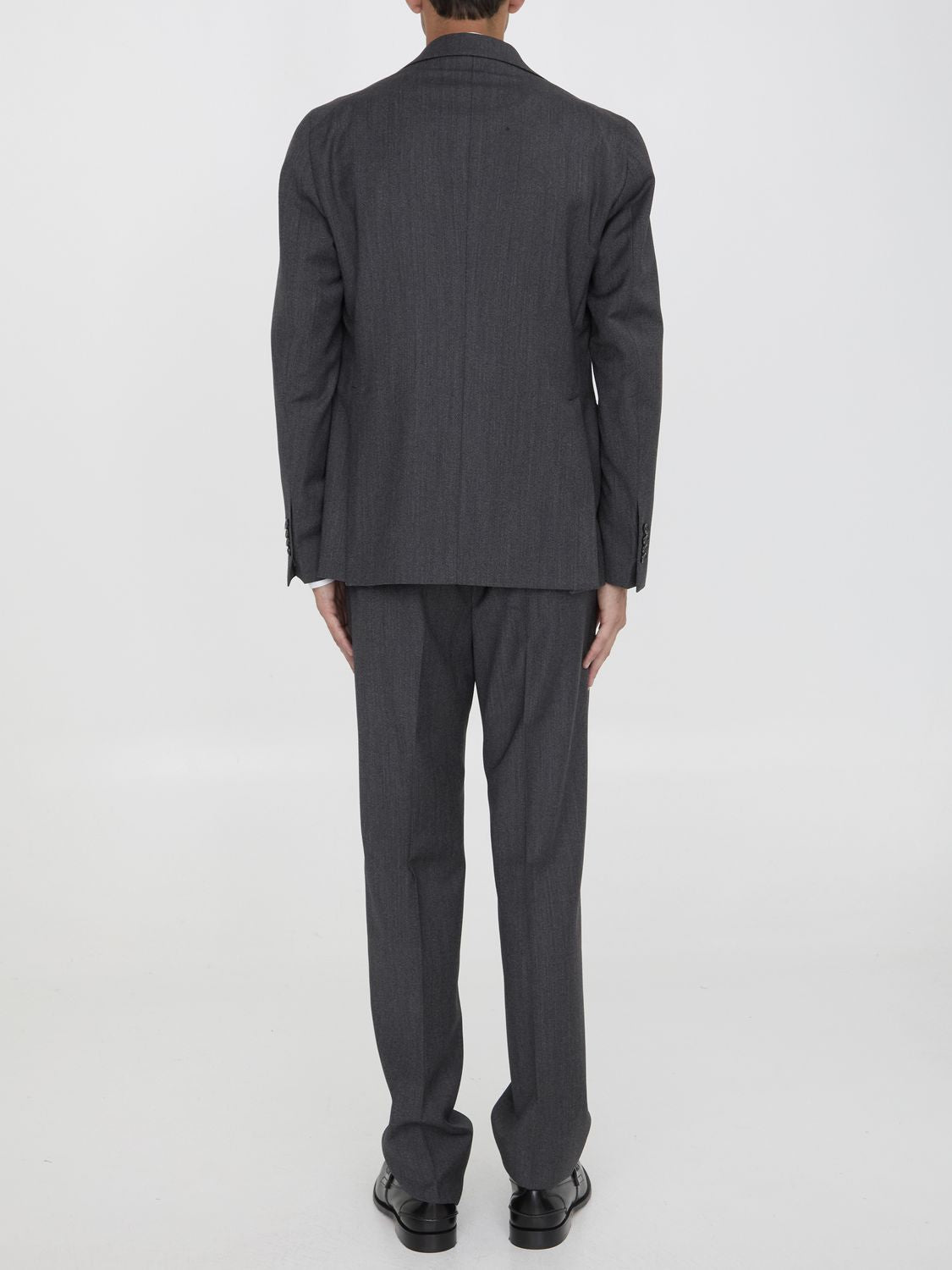 TAGLIATORE Elegant Two-Piece Suit in Virgin Wool