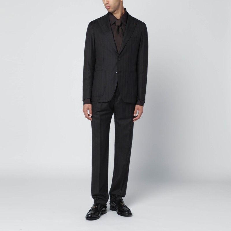 TAGLIATORE Single-Breasted Wool Suit for Men - FW25 Collection