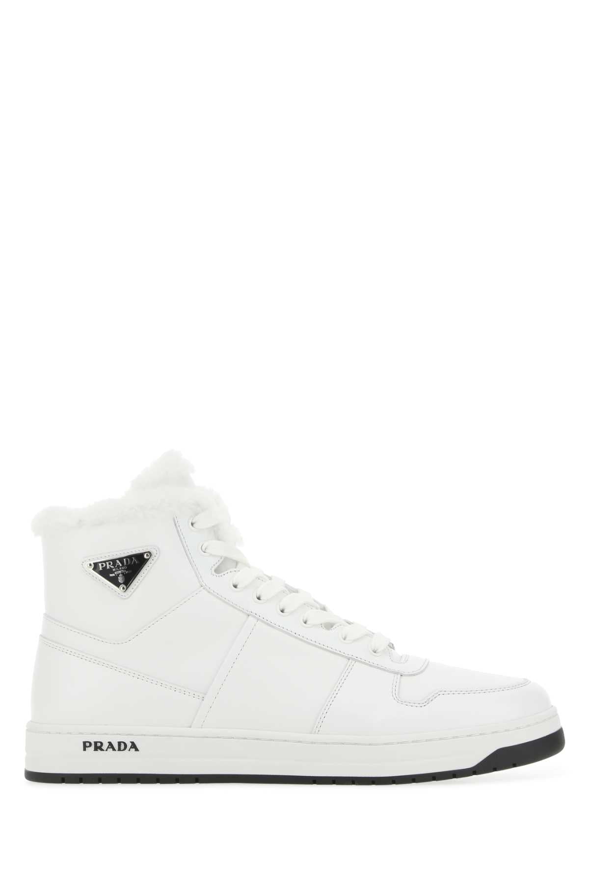 PRADA Luxe Leather Sneakers for Men - Stylish and Comfortable