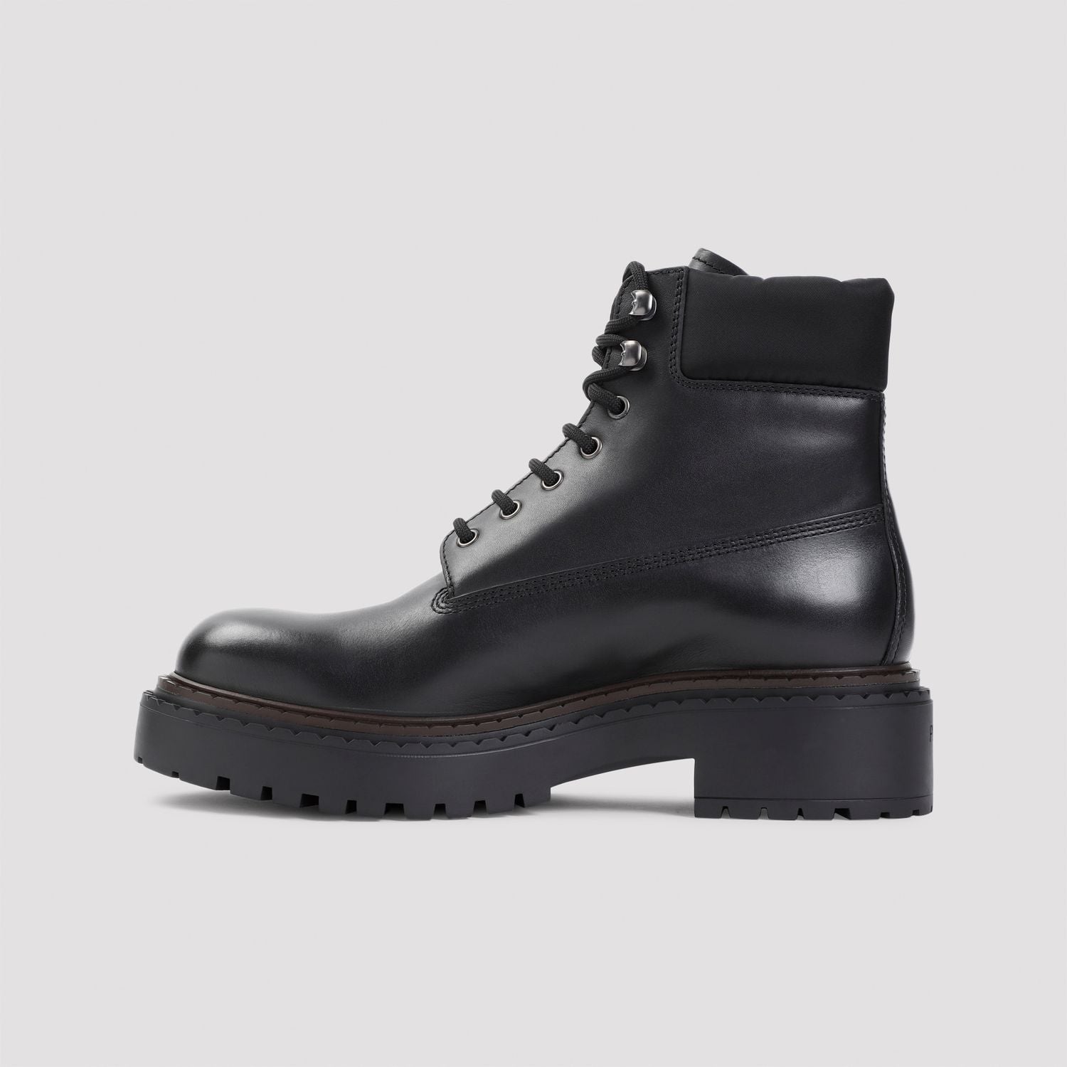 PRADA Leather Ankle Boots for Men