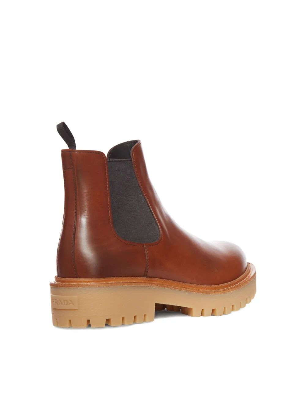 PRADA Premium Leather Chelsea Boots for Men