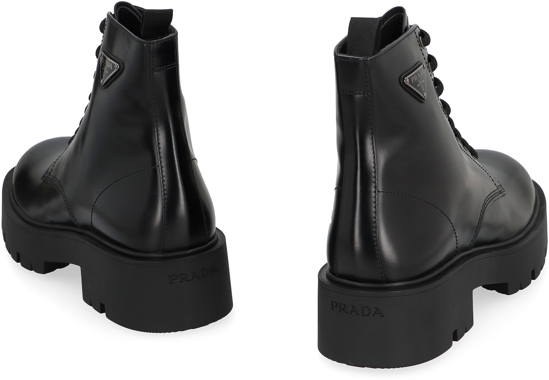 PRADA Men's Premium Leather Ankle Boots