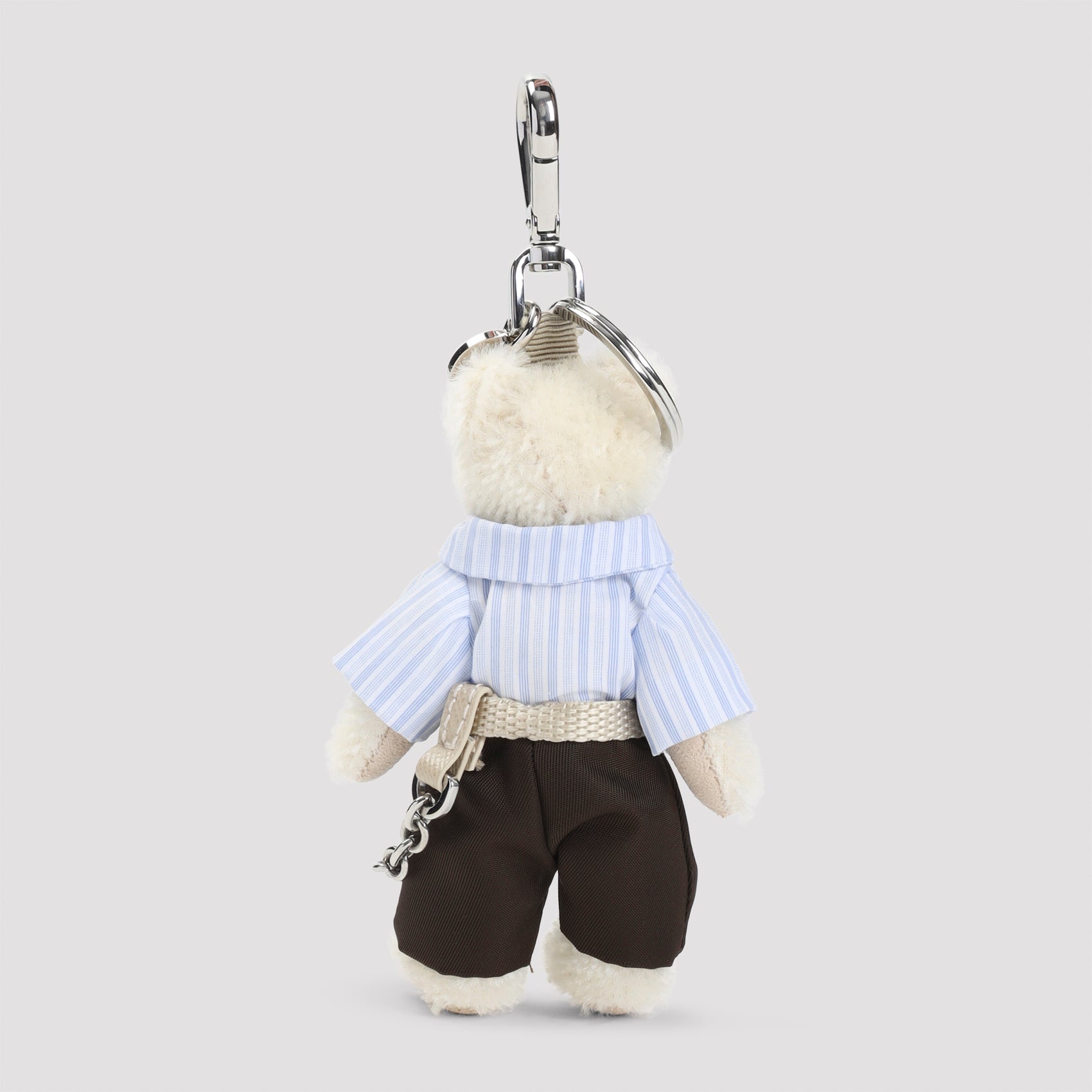 PRADA Mini Steel Bear Key Ring